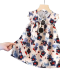 Toddler dress with flowers