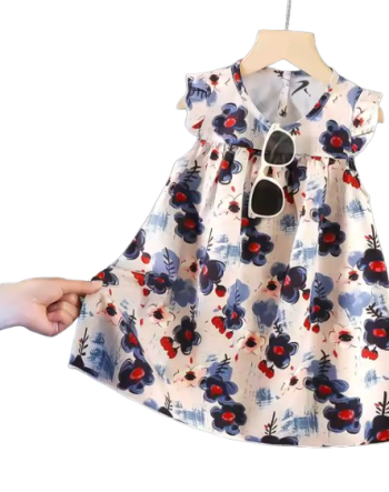 Toddler dress with flowers