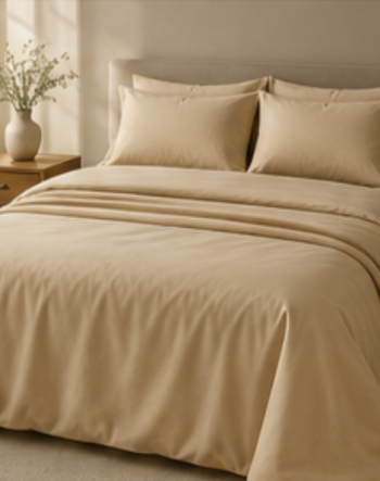 Pure Cotton Bedsheet Set - King Size | Rhampa Living Linen